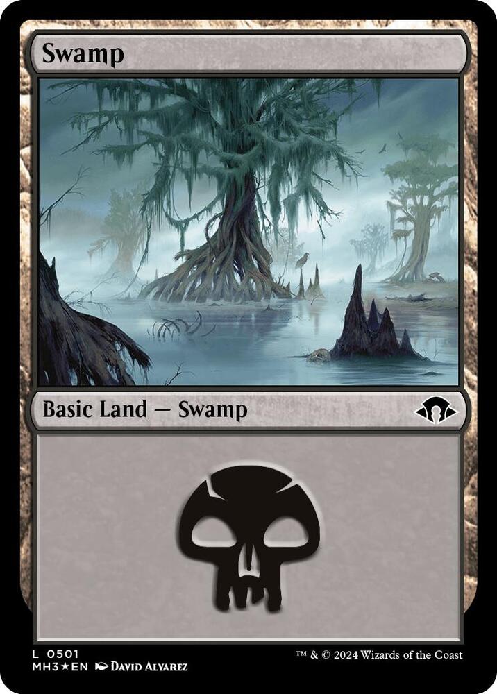 Swamp (0501) (Ripple Foil) [Modern Horizons 3]