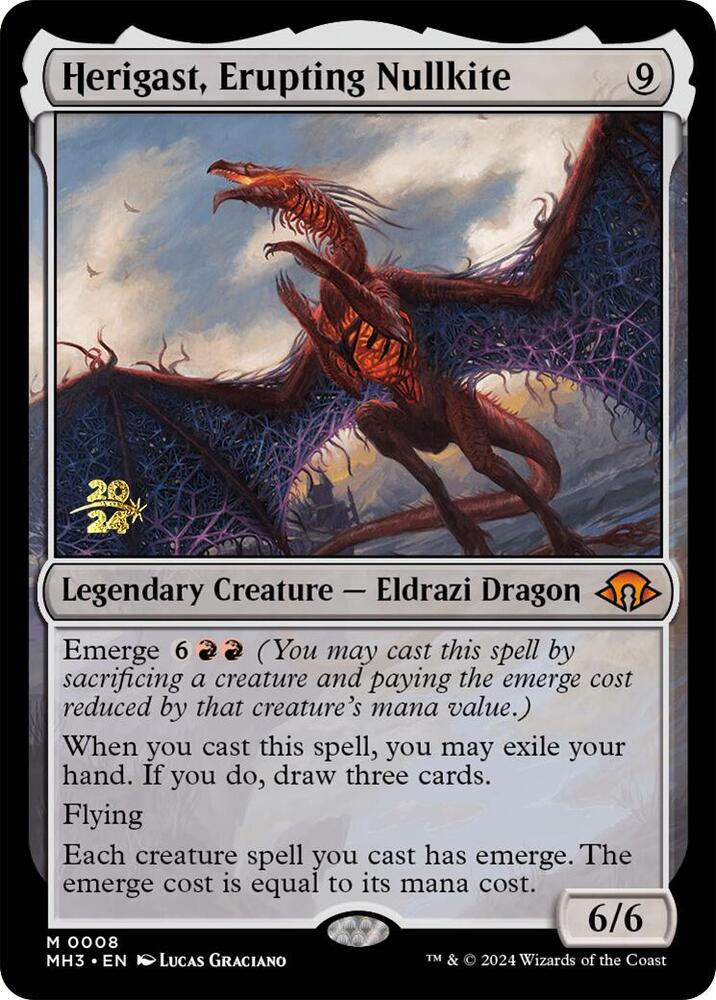 Herigast, Erupting Nullkite (8) [Prerelease Cards]