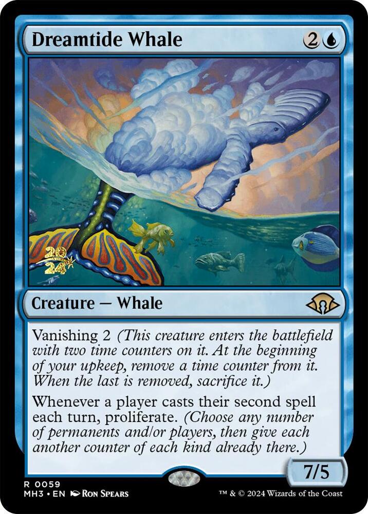 Dreamtide Whale (59) [Prerelease Cards]