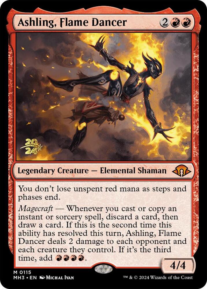 Ashling, Flame Dancer (115) [Prerelease Cards]