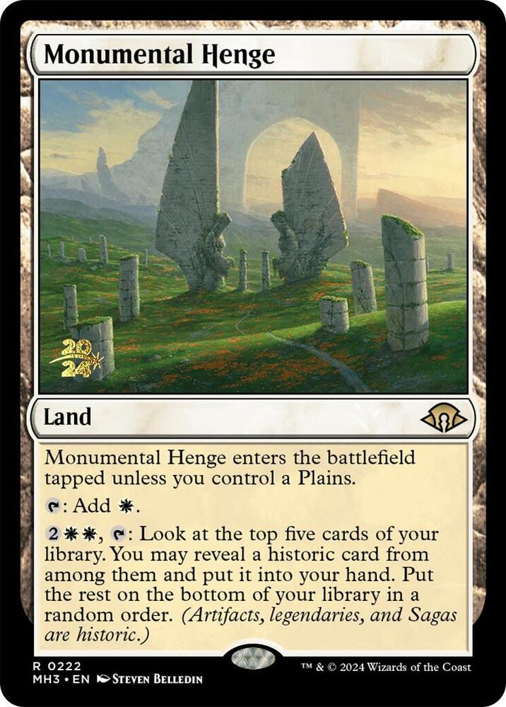 Monumental Henge (222) [Prerelease Cards]