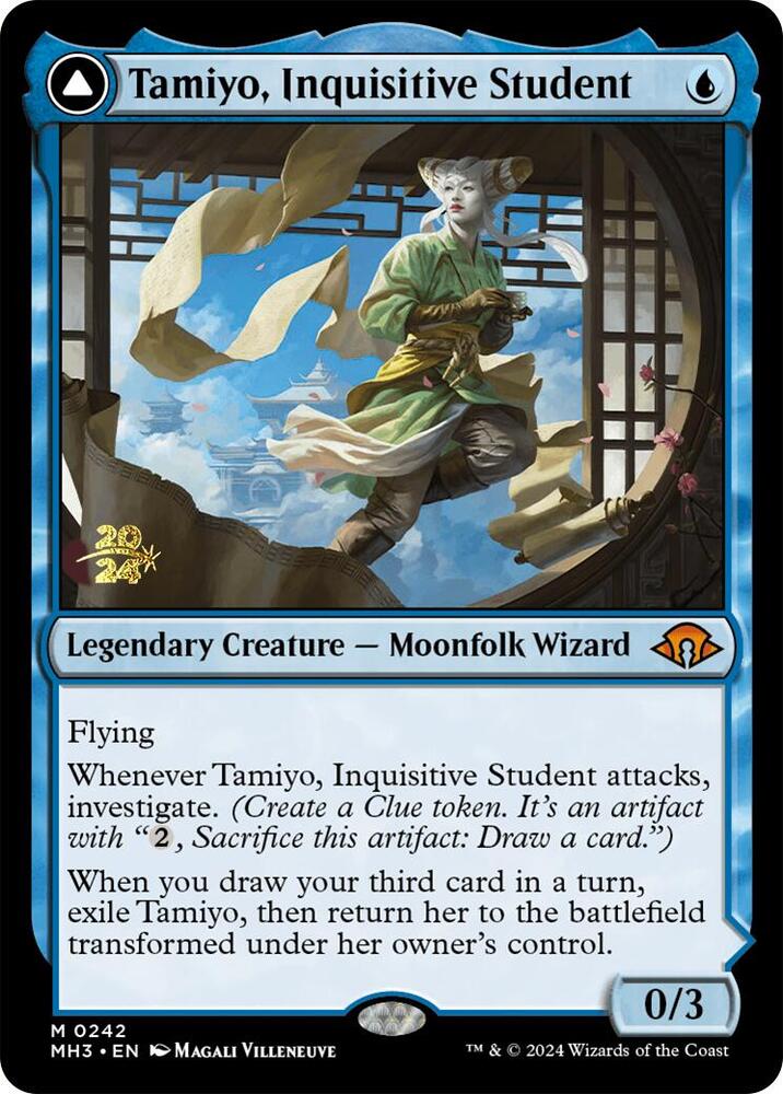 Tamiyo, Inquisitive Student (242) [Prerelease Cards]