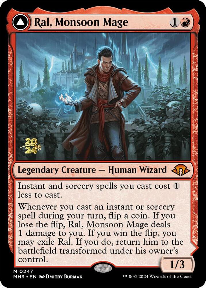 Ral, Monsoon Mage (247) [Prerelease Cards]