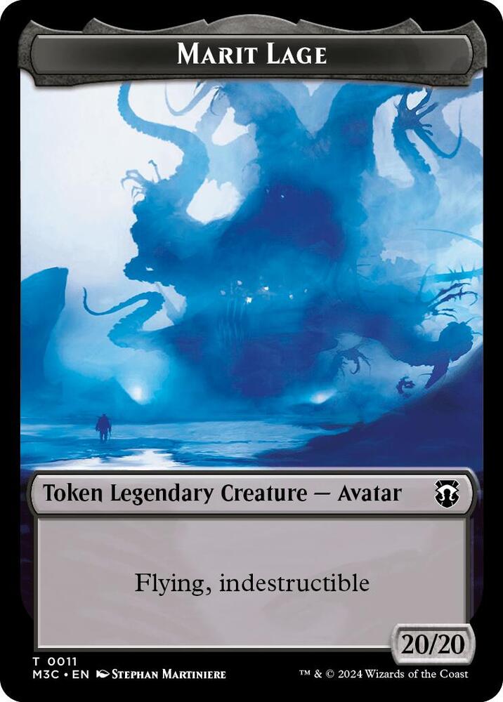 Marit Lage // Sand Warrior Double-Sided Token (11 // 23) [Modern Horizons 3 Commander]