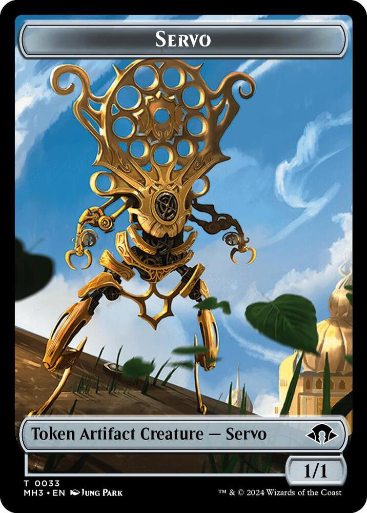 Servo // Cat Double-Sided Token (33 // 4) [Modern Horizons 3]