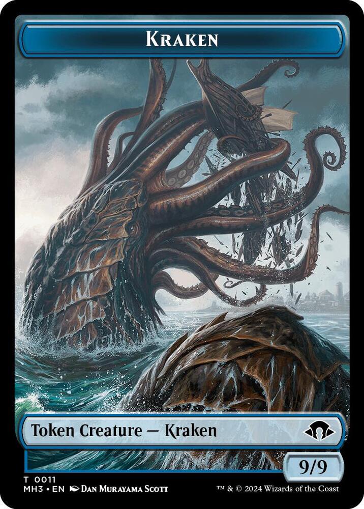 Kraken // Energy Reserve Double-Sided Token (11 // 36) [Modern Horizons 3]