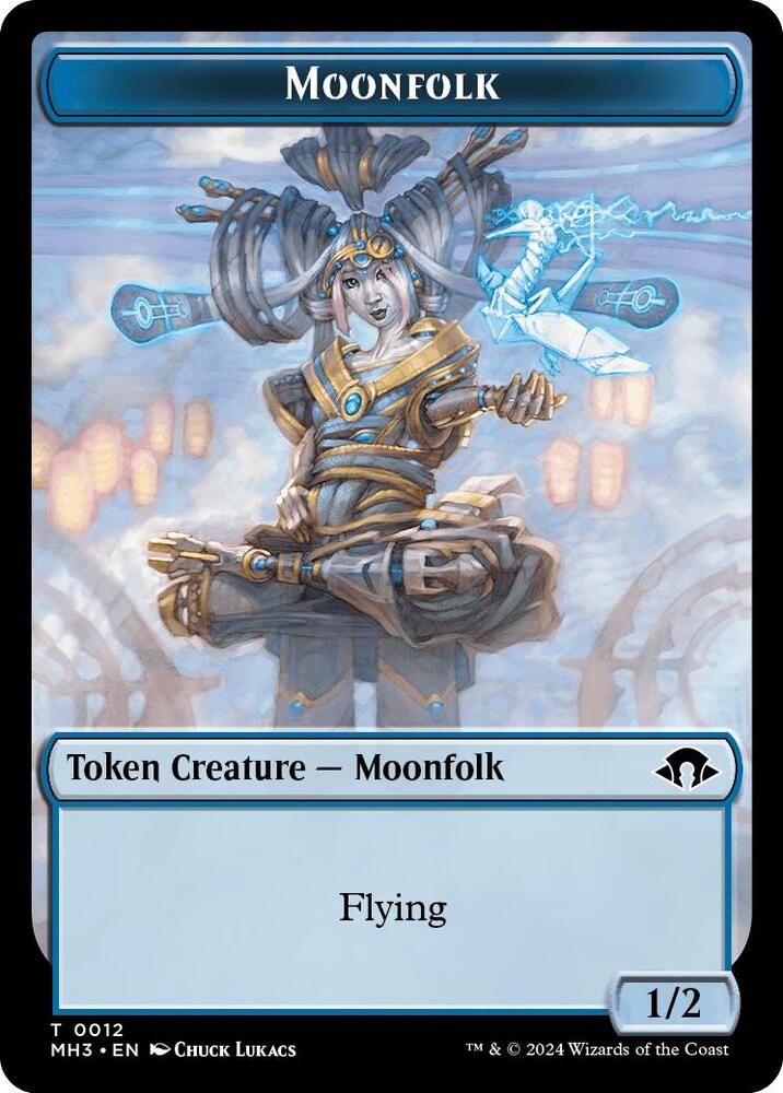 Moonfolk Token (12) [Modern Horizons 3]