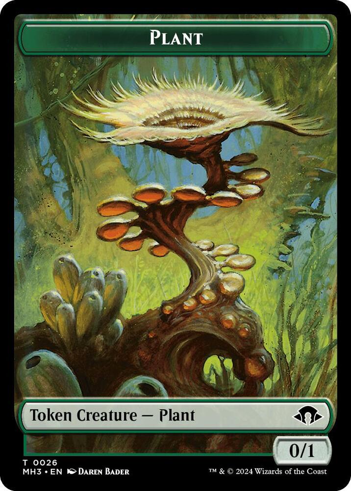 Plant // Energy Reserve Double-Sided Token (26 // 36) [Modern Horizons 3]