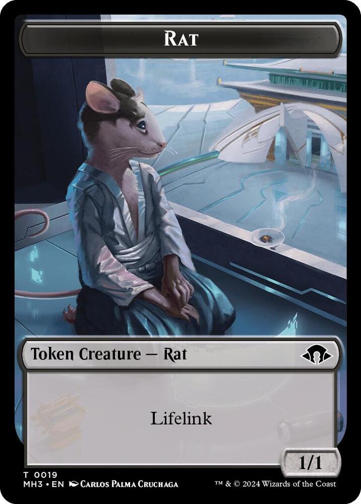 Rat // Energy Reserve Double-Sided Token (19 // 36) [Modern Horizons 3]