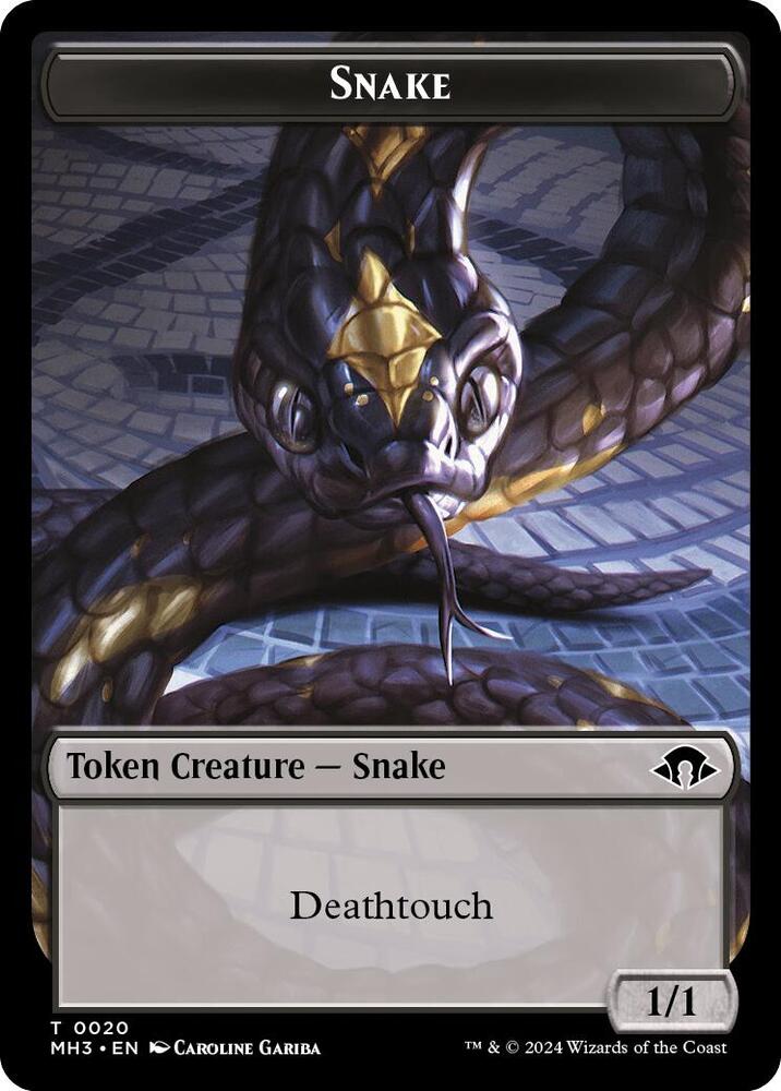 Snake Token (20) [Modern Horizons 3]