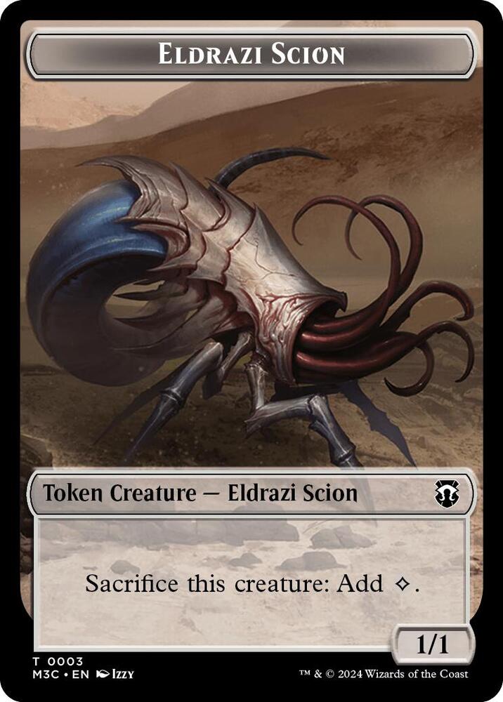 Eldrazi Scion (Ripple Foil) // Eldrazi Spawn Double-Sided Token (3 // 2) [Modern Horizons 3 Commander]