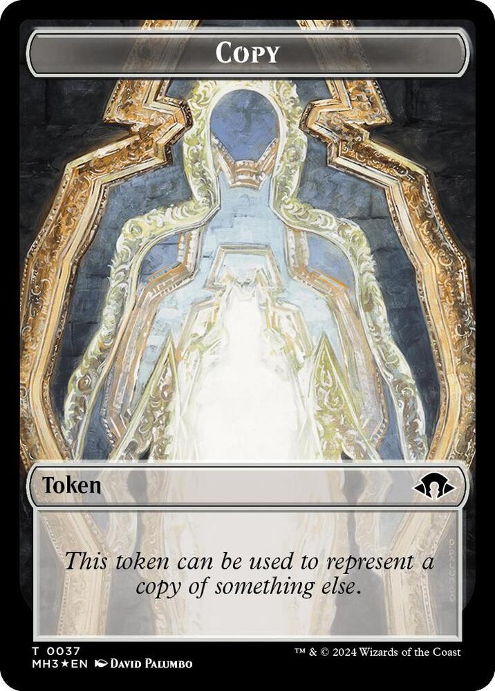 Copy (Ripple Foil) // Gremlin Double-Sided Token (37 // 23) [Modern Horizons 3]
