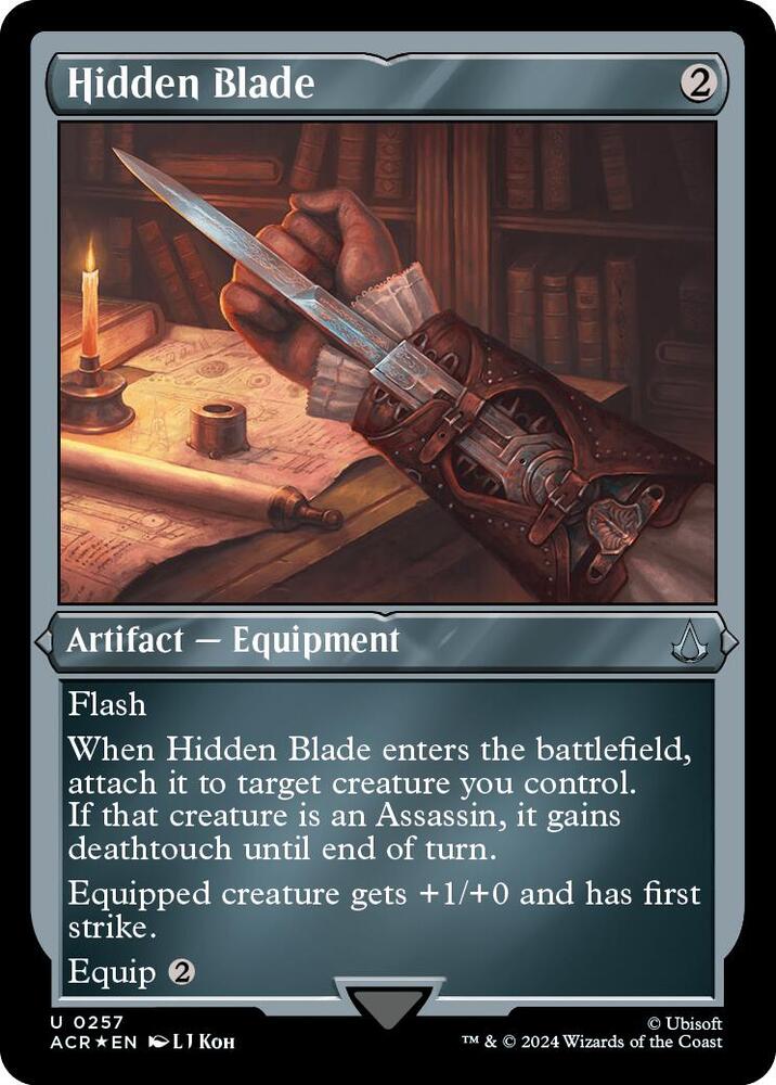 Hidden Blade (Foil Etched) (257) [Assassin's Creed]