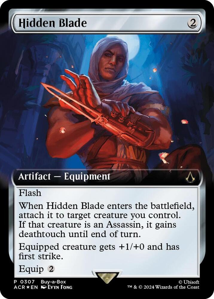 Hidden Blade (Extended Art) (307) [Buy-A-Box Promos]
