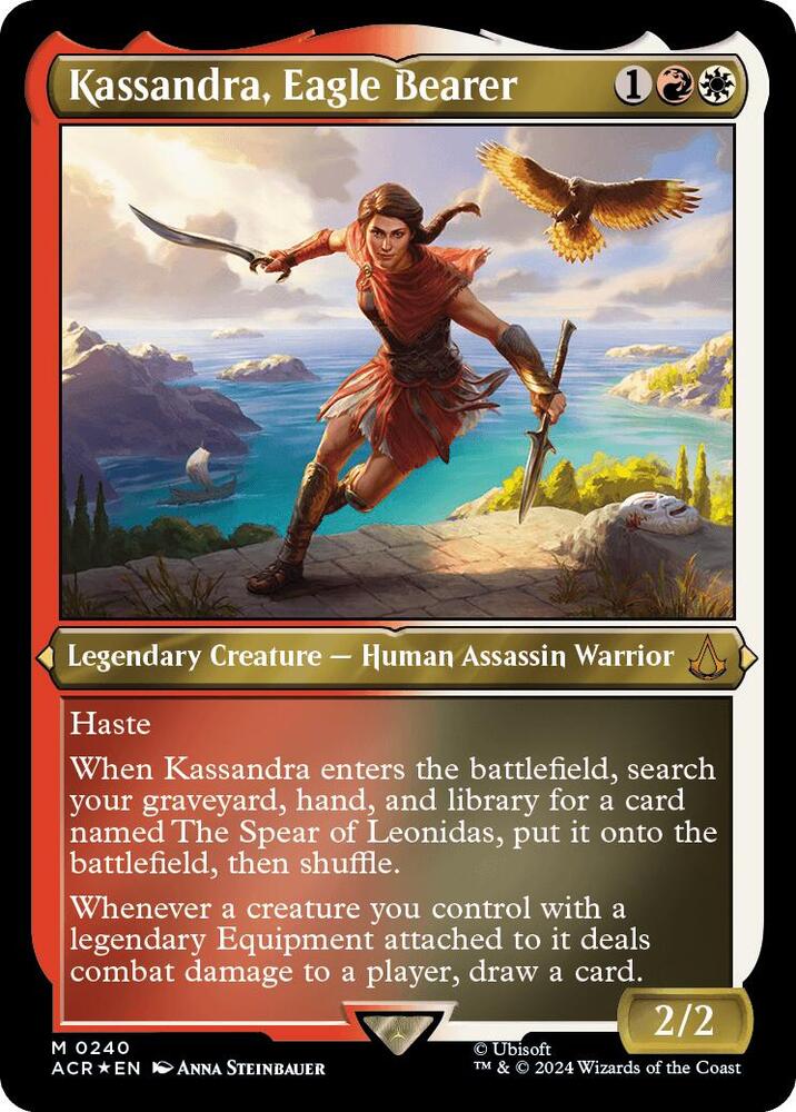 Kassandra, Eagle Bearer (Foil Etched) (240) [Assassin's Creed]