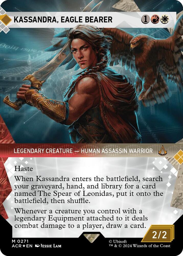 Kassandra, Eagle Bearer (Showcase) (Textured Foil) (271) [Assassin's Creed]