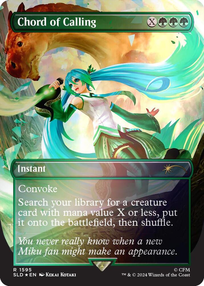 Chord of Calling (1595) (Rainbow Foil) [Secret Lair Drop]