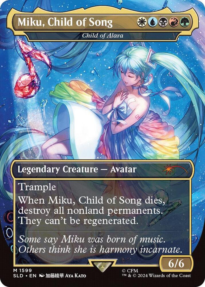 Miku, Child of Song - Child of Alara (1599) [Secret Lair Drop]