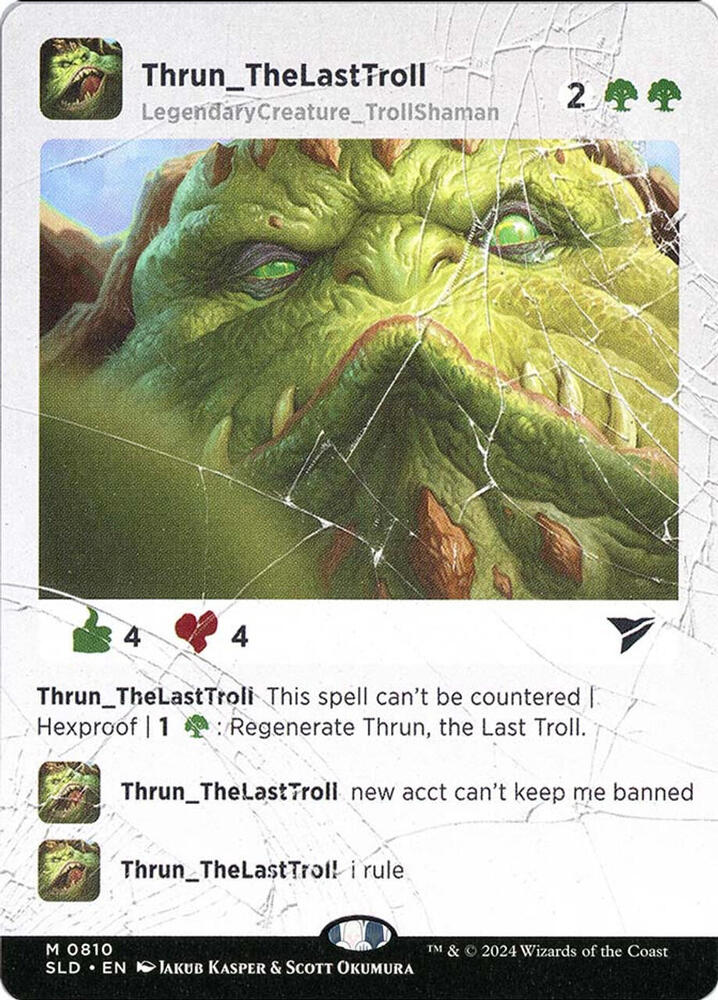 Thrun, the Last Troll (810) [Secret Lair Drop]