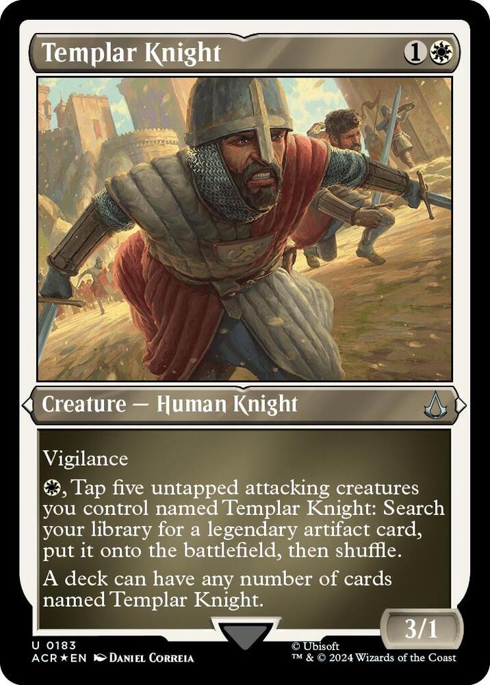 Templar Knight (Foil Etched) (183) [Assassin's Creed]