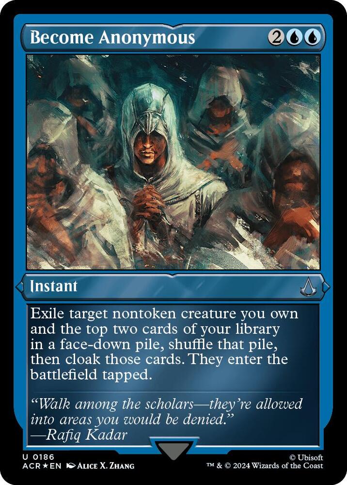 Become Anonymous (Foil Etched) (186) [Assassin's Creed]