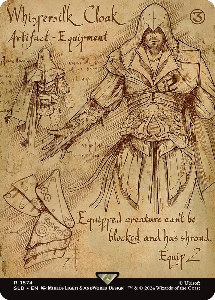 Whispersilk Cloak (1574) [Secret Lair Drop]