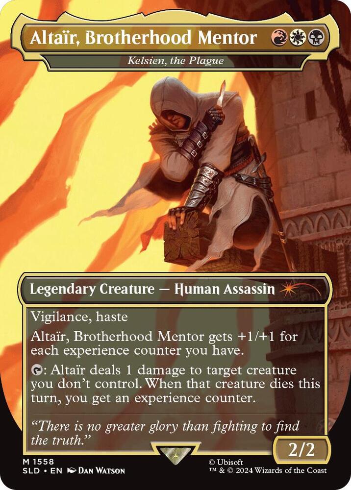 Altair, Brotherhood Mentor - Kelsien, the Plague (1558) [Secret Lair Drop]