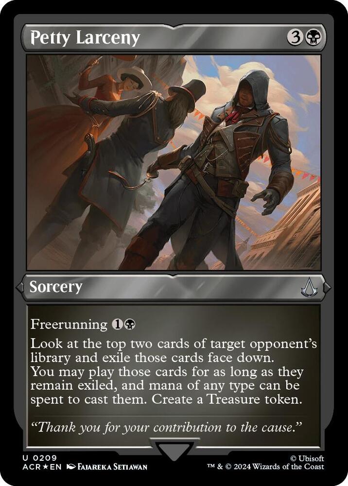 Petty Larceny (Foil Etched) (209) [Assassin's Creed]