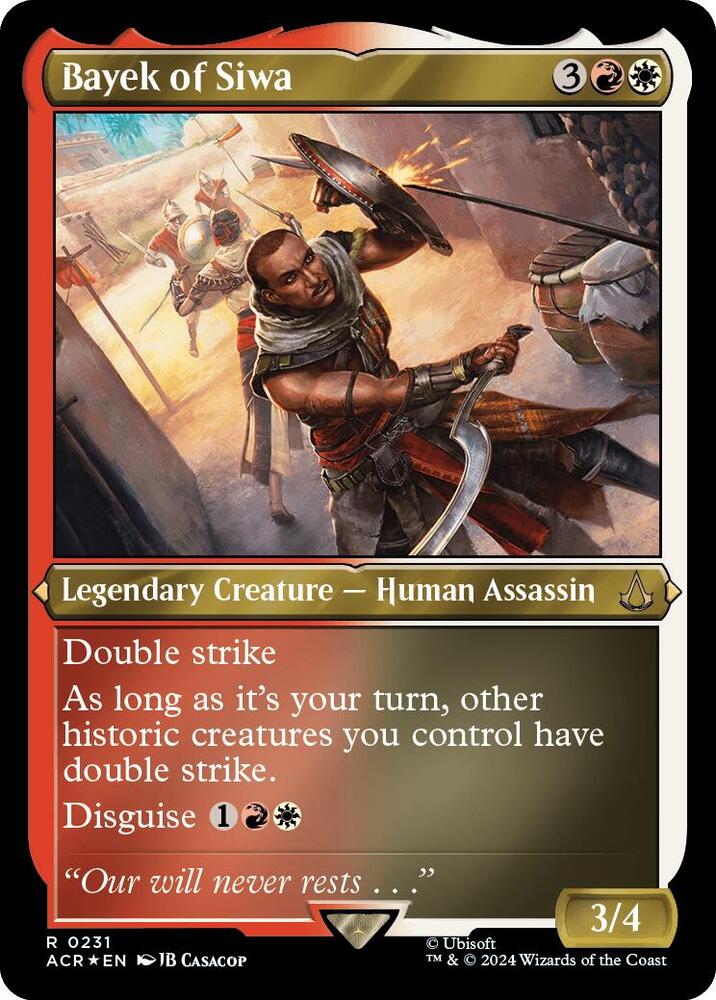 Bayek of Siwa (Foil Etched) (231) [Assassin's Creed]