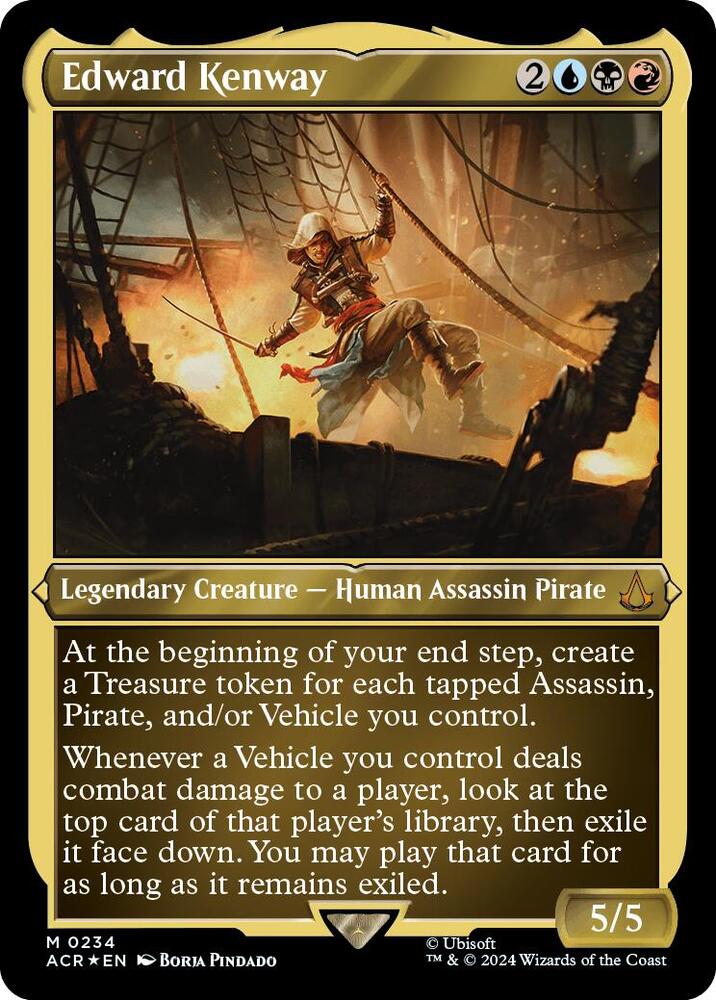 Edward Kenway (Foil Etched) (234) [Assassin's Creed]