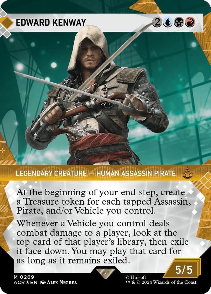 Edward Kenway (Showcase) (Textured Foil) (269) [Assassin's Creed]