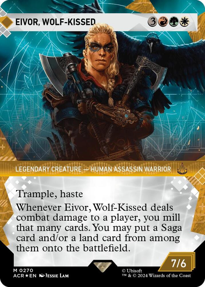 Eivor, Wolf-Kissed (Showcase) (Textured Foil) (270) [Assassin's Creed]