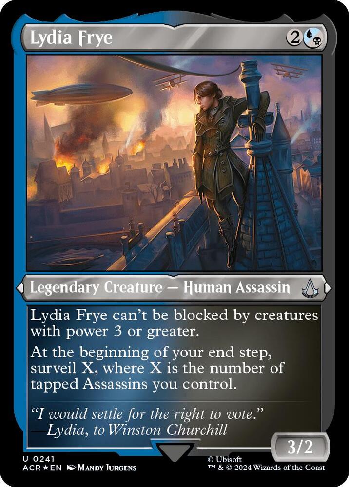 Lydia Frye (Foil Etched) (241) [Assassin's Creed]