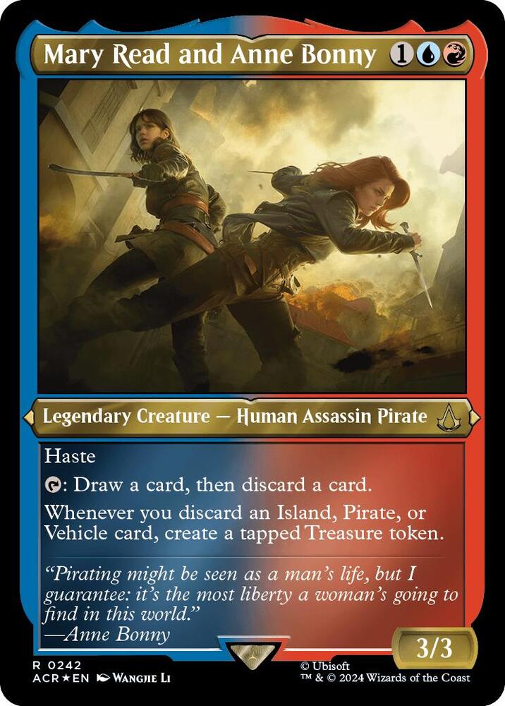 Mary Read and Anne Bonny (Foil Etched) (242) [Assassin's Creed]