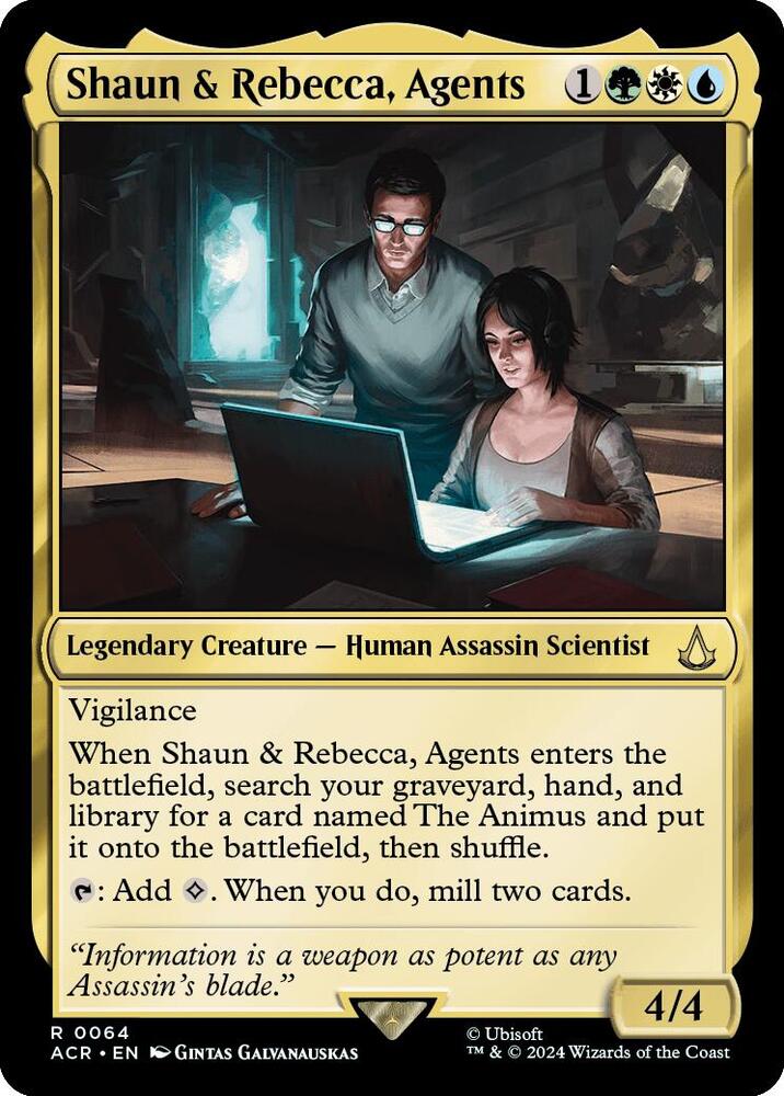 Shaun & Rebecca, Agents (64) [Assassin's Creed]