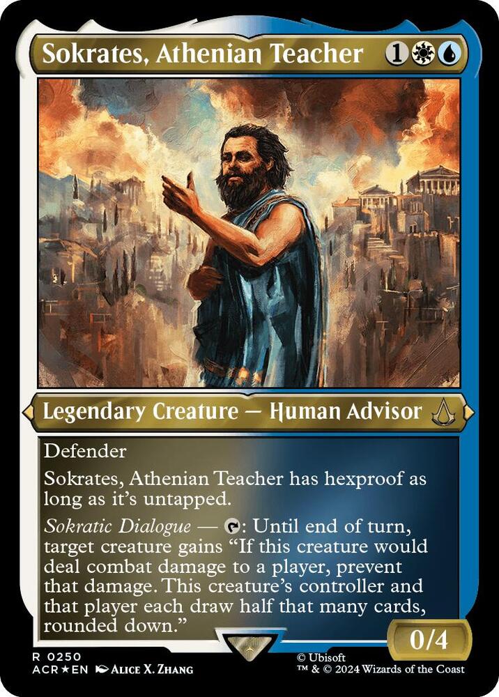 Sokrates, Athenian Teacher (Foil Etched) (250) [Assassin's Creed]