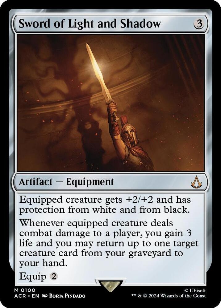Sword of Light and Shadow (100) [Assassin's Creed]