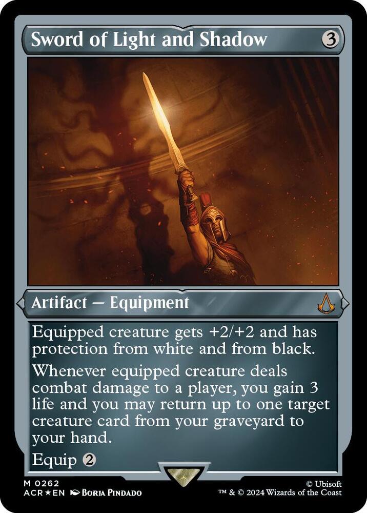 Sword of Light and Shadow (Foil Etched) (262) [Assassin's Creed]