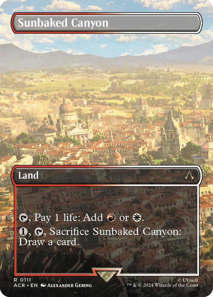 Sunbaked Canyon (Borderless) (111) [Assassin's Creed]
