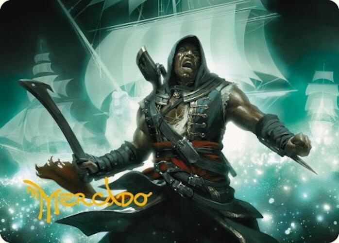 Adewale, Breaker of Chains Art Card (Gold-Stamped Signature) (14) [Universes Beyond: Assassin's Creed Art Series]