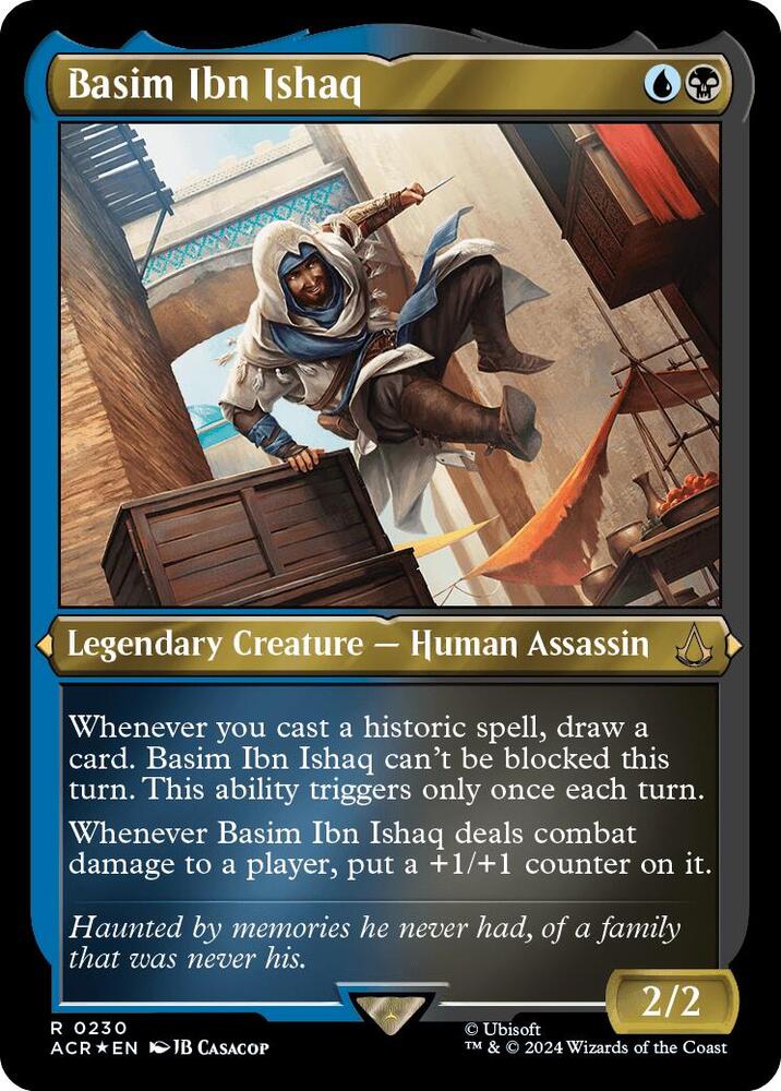 Basim Ibn Ishaq (Foil Etched) (230) [Assassin's Creed]