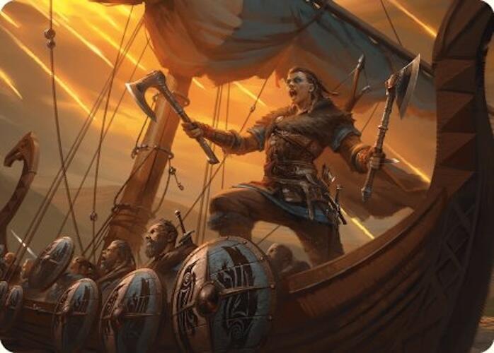 Eivor, Battle-Ready Art Card (18) [Universes Beyond: Assassin's Creed Art Series]