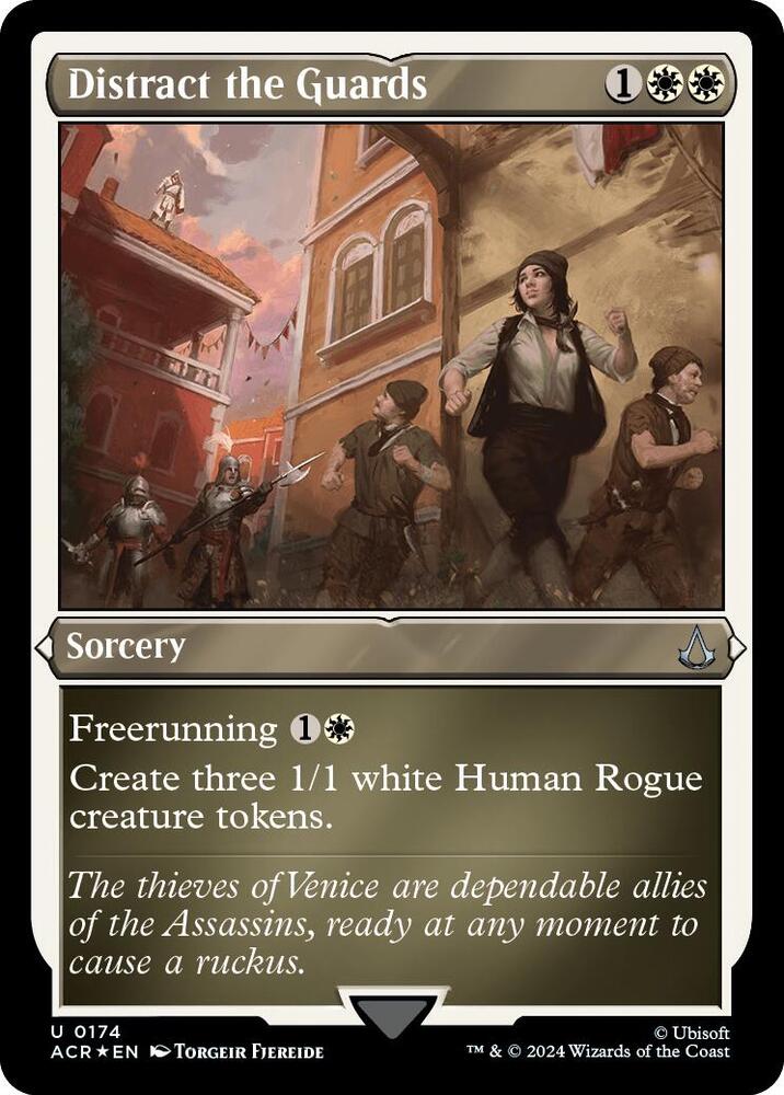 Distract the Guards (Foil Etched) (174) [Assassin's Creed]