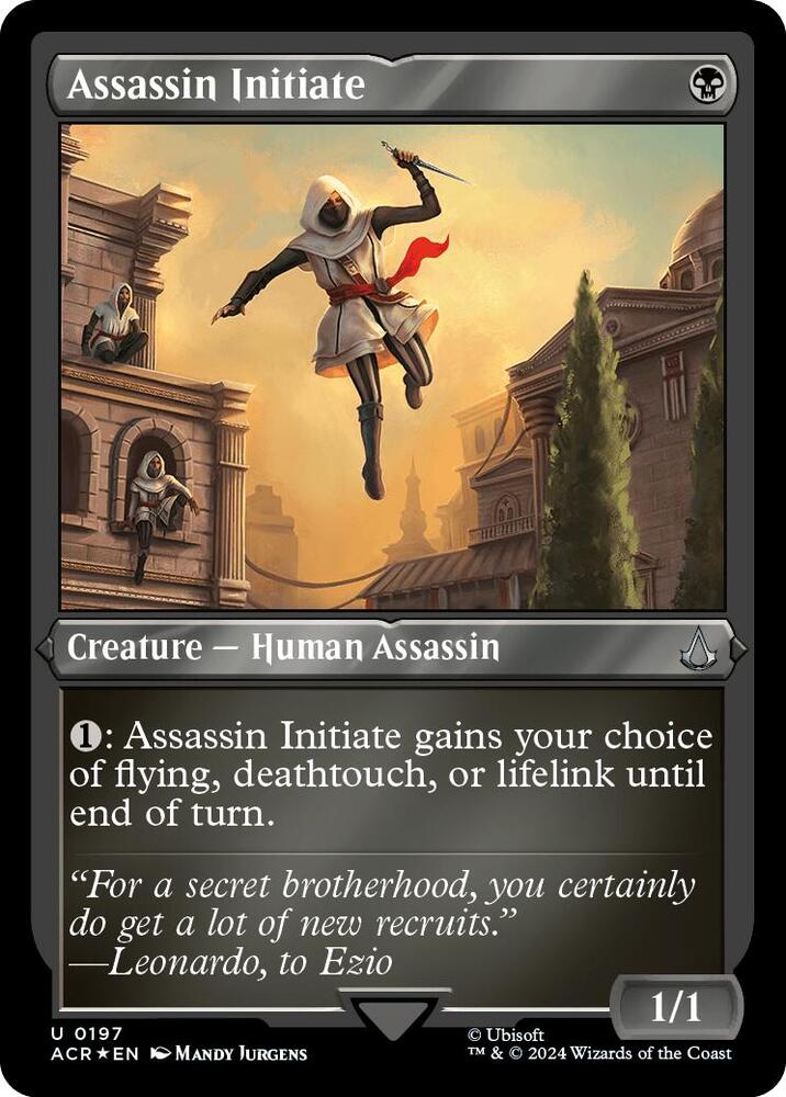 Assassin Initiate (Foil Etched) (197) [Assassin's Creed]