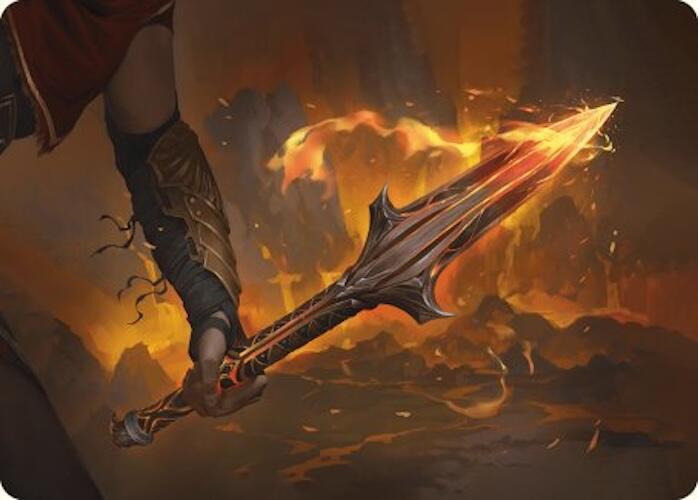 The Spear of Leonidas Art Card (4) [Universes Beyond: Assassin's Creed Art Series]