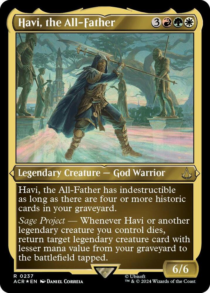 Havi, the All-Father (Foil Etched) (237) [Assassin's Creed]