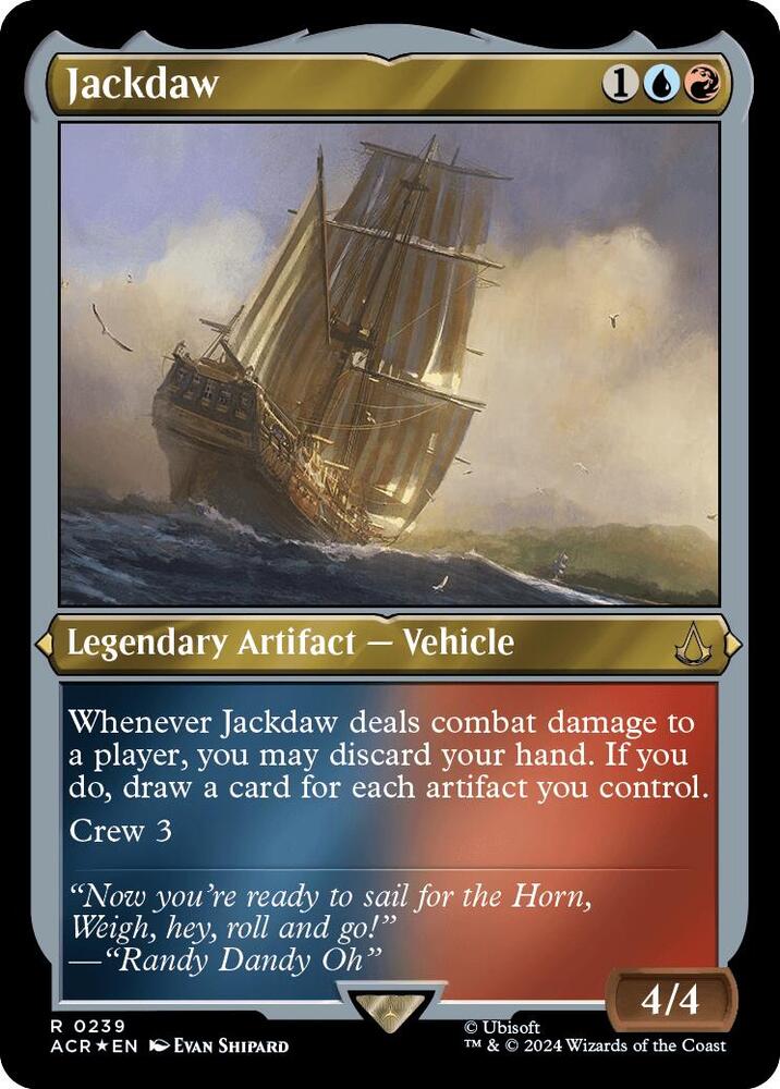 Jackdaw (Foil Etched) (239) [Assassin's Creed]