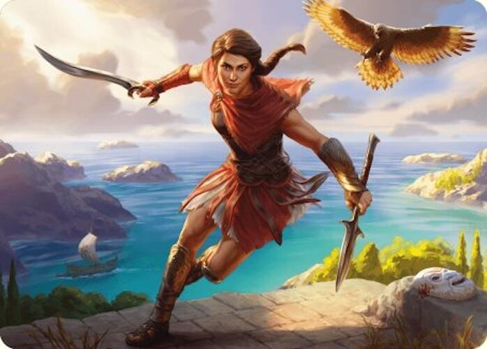 Kassandra, Eagle Bearer Art Card (6) [Universes Beyond: Assassin's Creed Art Series]