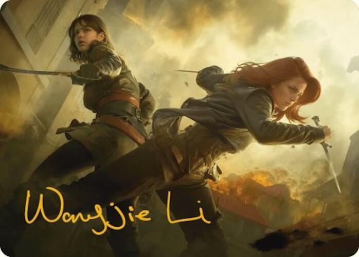 Mary Read and Anne Bonny Art Card (Gold-Stamped Signature) (7) [Universes Beyond: Assassin's Creed Art Series]