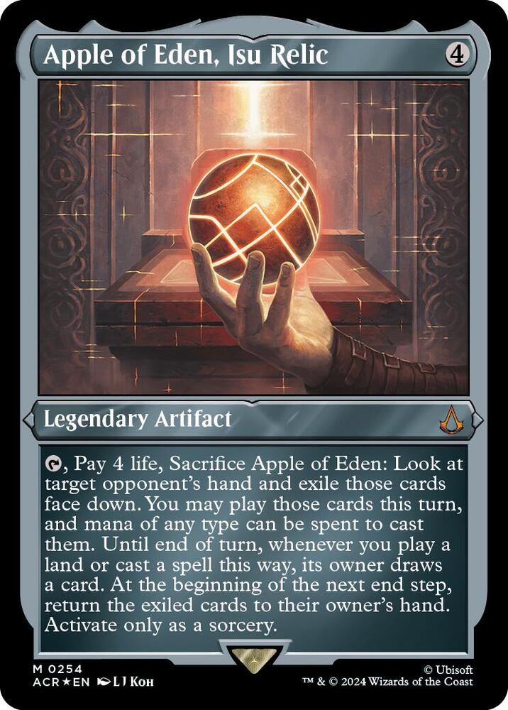 Apple of Eden, Isu Relic (Foil Etched) (254) [Assassin's Creed]